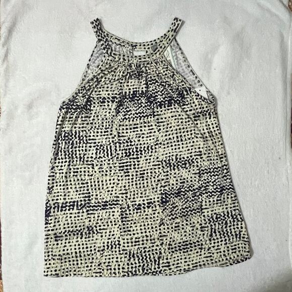 Loveappella SMALL Agather Printed Halter Knit Top - Stitch Fix Patterned Blouse - Picture 8 of 10